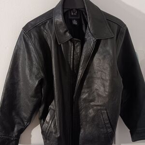 GAP Kids Black Leather Jacket